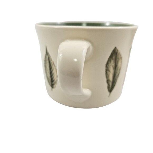 VTG Pfaltzgraff Naturewood Herb Graphic Ceramic Flat Cup and Saucer 4 Piece Set - Picture 7 of 16